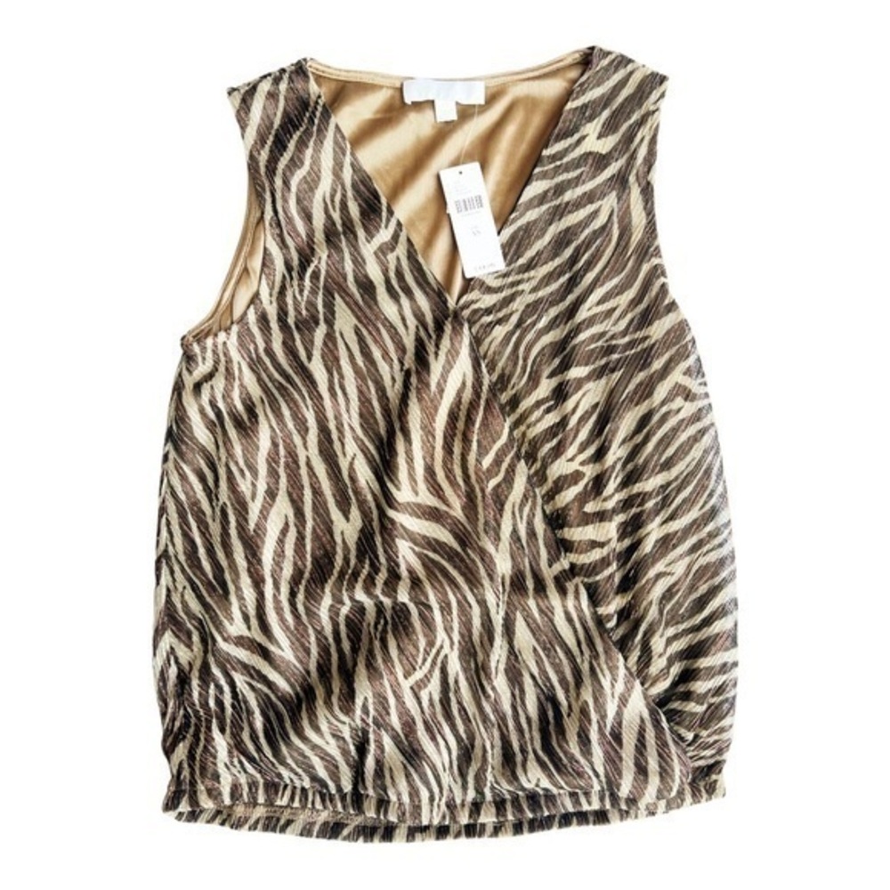 Anthropologie‎ Eri + Ali Kasi Metallic Top Size X-Small - Picture 3 of 6